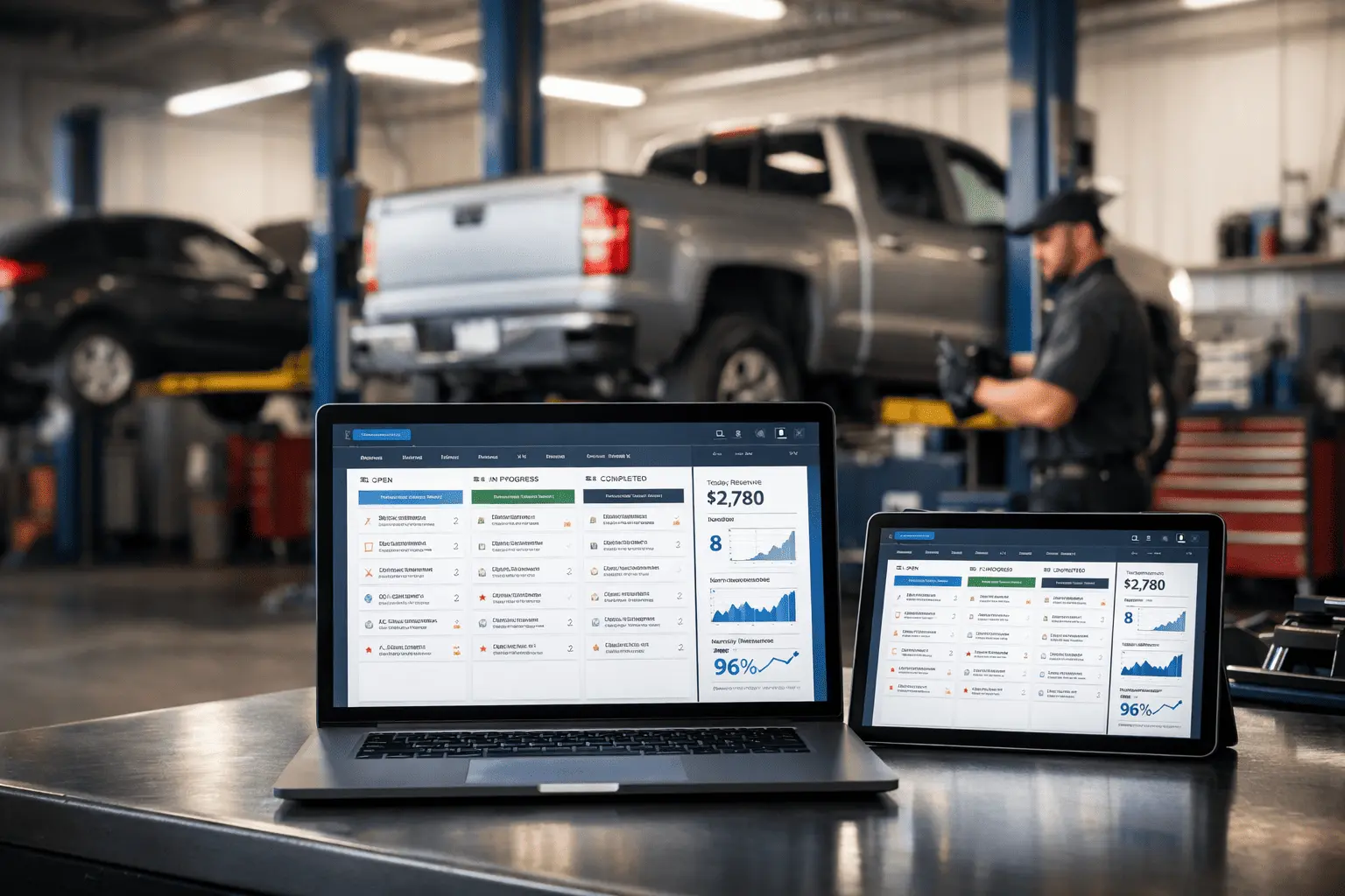 Global auto repair shop management software overview by Garixo